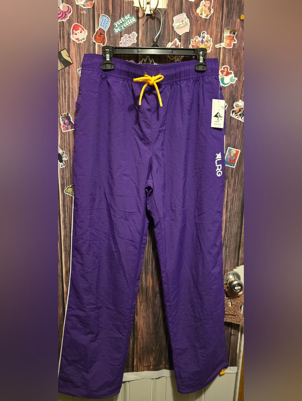 LRG Nylon TRACK Pants - Purple